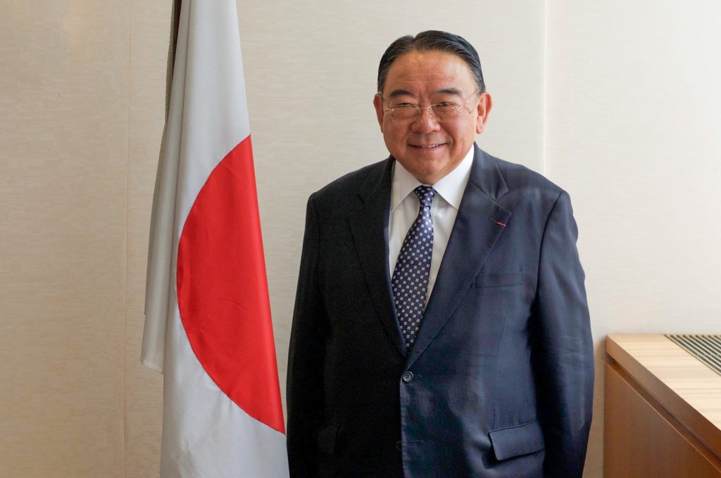Le nouvel Ambassadeur du Japon en France, son Excellence M. Masato Kitera (© Adrien Leuci)