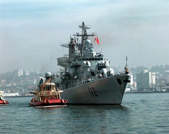 , Première visite d&rsquo;un navire militaire chinois au Japon
