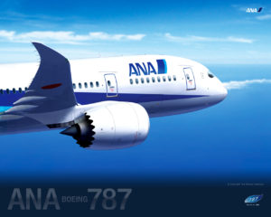 Le Boeing 787 "Dreamliner" ©ANA