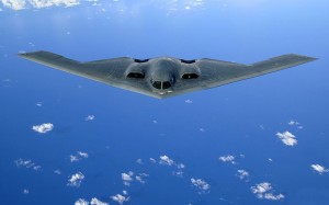 Un B-2 Spirit au dessus de l’océan Pacifique - Photo: U.S. Air Force photo/Staff Sgt. Bennie J. Davis III)