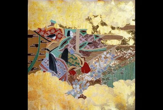 Un atelier Yuzen pour découvrir la peinture et la dorure sur soie