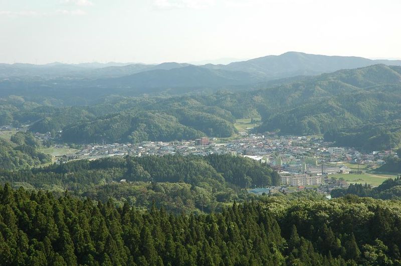 La commune de Takine qui fait partie de la ville de Tamura, préfecture de Fukushima (© Brian Adler)