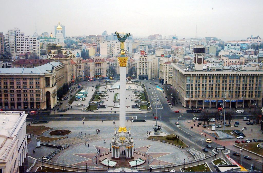 La place Maidan de Kiev en 2005 (© Irpen)