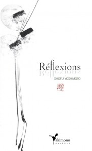 Affiche de l'exposition "Réflexions" de Shofu Yoshimoto à la galerie Yakimono