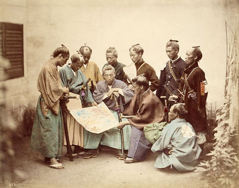 Des samouraï du domaine de Satsuma durant la guerre de Boshin