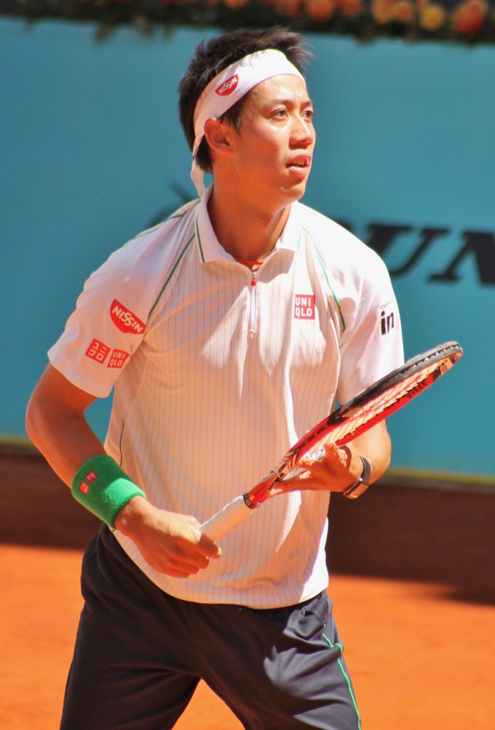 Kei Nishikori en mai 2014 (© si.robi)