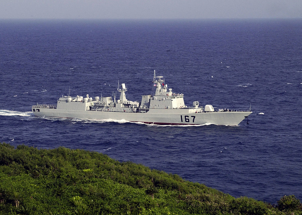 Le Destroyer chinois Shenzhen 167 (© nited States Navy, Photographer's Mate 2nd Class Nathanael T. Miller)