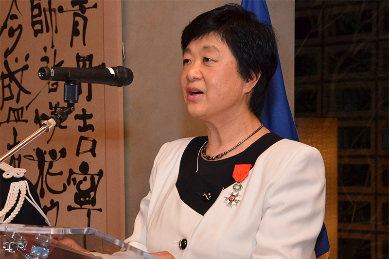 Mme Chiaki Mukai, première femme astronaute du Japon - © Ambassade de France au Japon