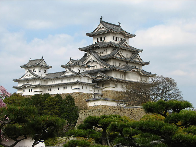 Le donjon du château de Himeji (© Bernard Gagnon)