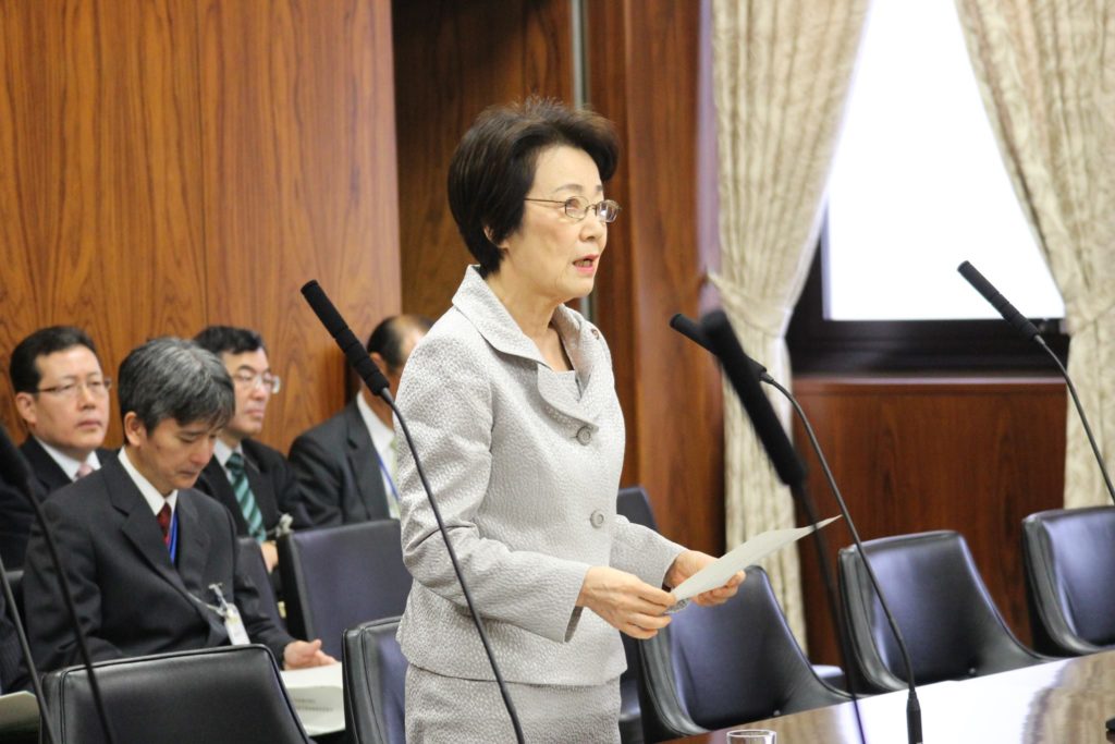 La ministre en charge des problèmes d'enlèvement, Eriko Yamatani (DR)