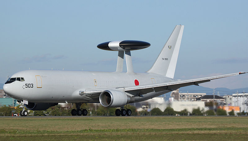 L'un des trois AWACS des Forces aériennes d'autodéfense (© Jerry Gunner)