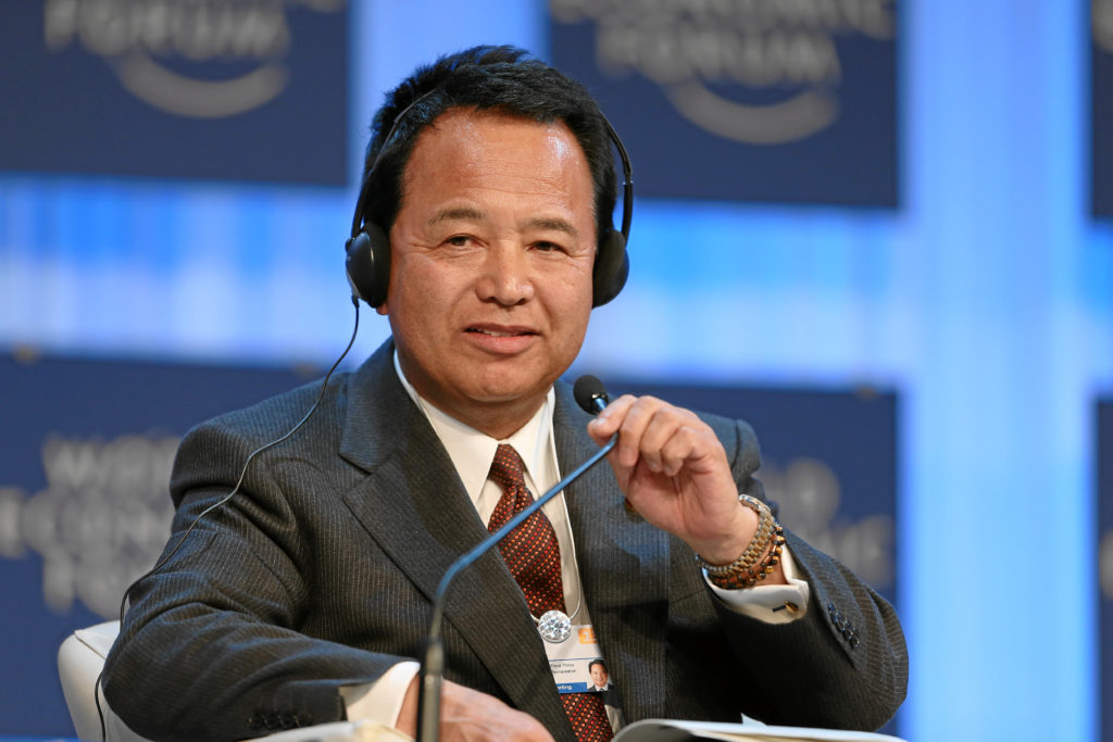 Akira Amari lors du sommet de Davos (Suisse) de 2013 (© World Economic Forum)