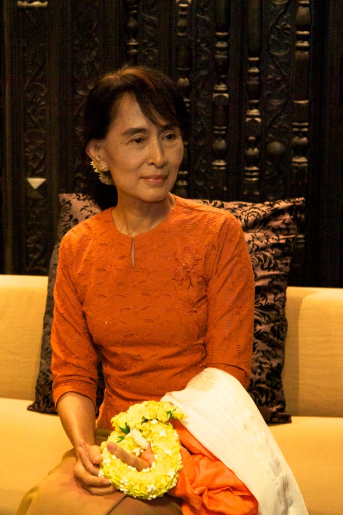 Aung San Suu Kyi lors du Forum Économique mondial pour l'Asie de l'Est en 2012 (© World Economic Forum/Photo by Sikarin Thanachaiary)