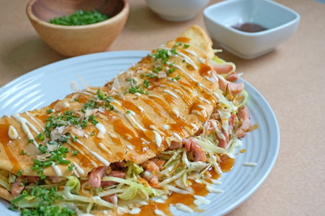 Crêpe Okonomiyaki
