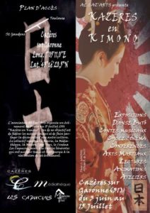 , Festival Cazères en kimono