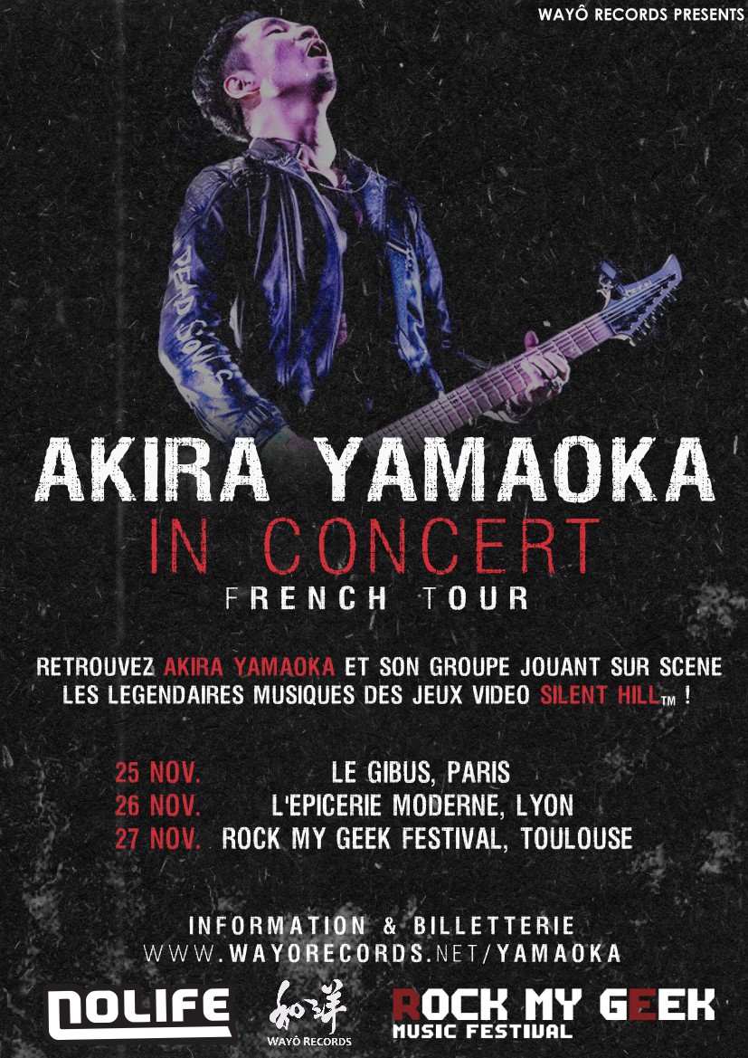 Akira Yamaoka, la tournée française