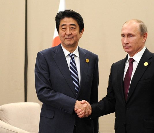 Rencontre entre Shinzô Abe et Vladimir Poutine