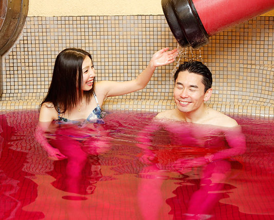 Yunessun, le Onsen unique au Japon