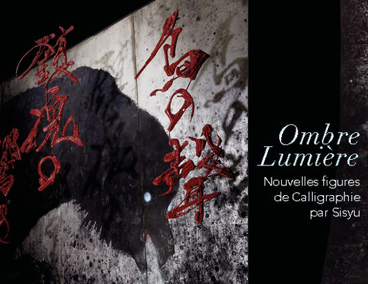 Exposition Ombre et lumière, nouvelles figures de calligraphie