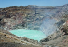 Insolite au Japon : Le mont Aso
