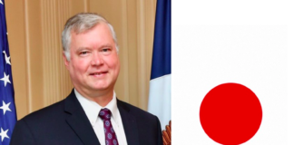 Stephen biegun américain au japon