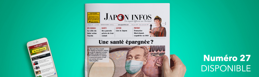 journal papier sur le coronavirus au Japon